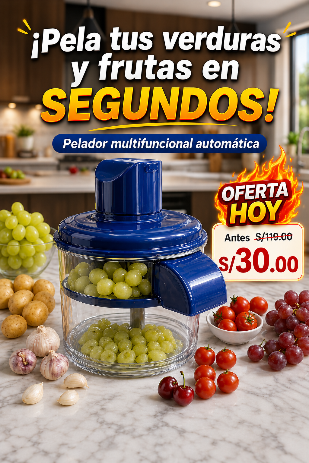 Blue Store | Pelador Multifuncional Avanzado🔥⚡
